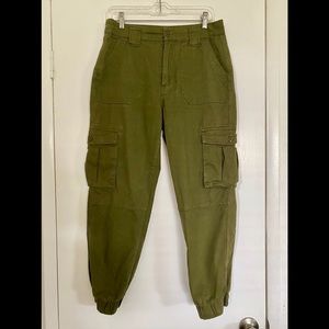 Olive green joggers